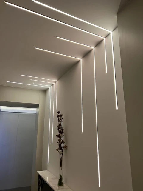 teto com led hall