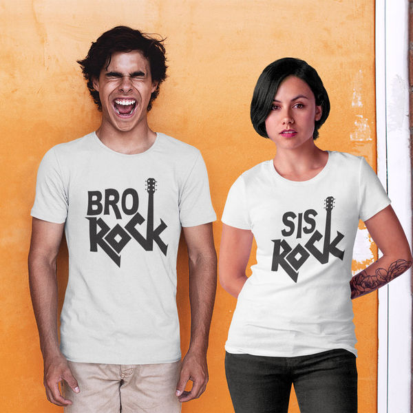 Bro Rock & Sis Rock Cottvalley T Shirt Online Shopping Cottvalley Rakhi Gift for Rak