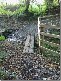 sleeper bridge over the stream
