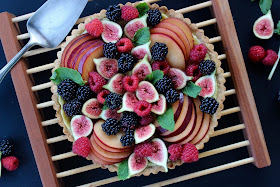 Nearly-Fall Fruit Tart with Goat Cheese | Nothing in the House