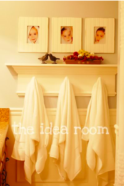 Cindy Morgan Creative ways to hang bathroom  towels 