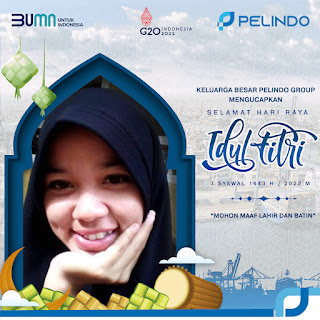 Twibbon Idul Fitri bersama PELINDO 2022, Design Pilihan Terbaik