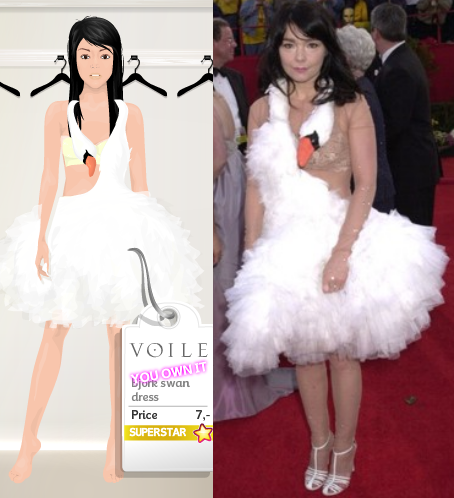 DARE TO WEAR The Bjork Swan Dress Poll WHAT TO DO Create a daring outfit