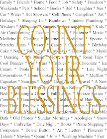 Count Your Blessings Thanksgiving Print