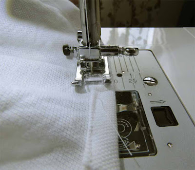 Dejar 1 cm. sin coser