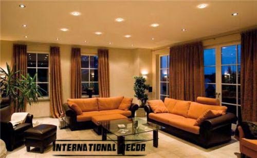luxury living room lighting