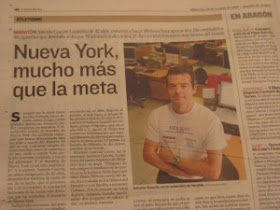 Antonio Gascón, Toñín,  New York , carrera, maratón, Zaragoza