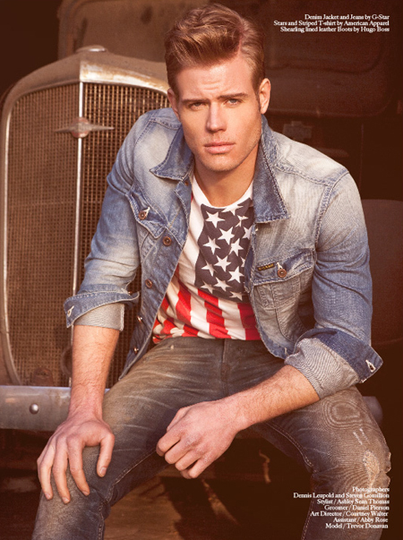 Trevor Donovan In Carbon Copy Magazine