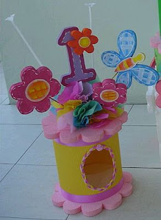 Decoracion de Fiestas Infantiles con Flores, Centros de Mesa