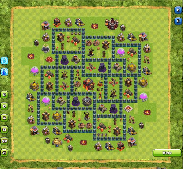 Base WAR Town Hall 6-10 Terbaik Di CLASH OF CLANS.