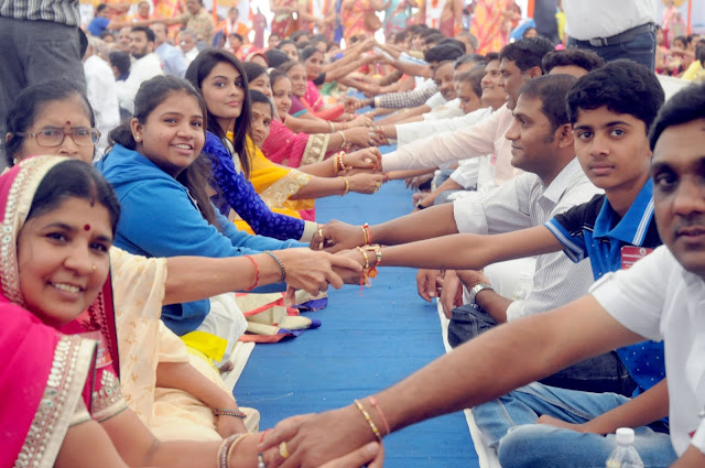 HISTORIC RAKSHA BANDHAN CELEBRATED FOR WORLD RECORD WITH JOY AND FERVOUR