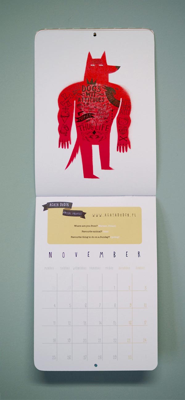 2013 calendar design