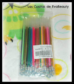 papeleria barata amazon pack recambios bolígrafos gel colores