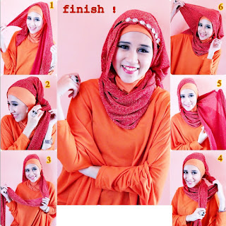 Tutorial Hijab Segi Empat Modern