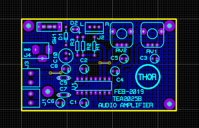 Making A Stereo Audio Amplifier With TEA2025B