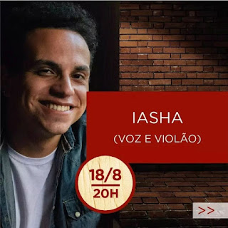 Iasha voz e violão no Sesc Bistrô