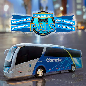 Dia dos Pais: Miniatura Ônibus Cometa
