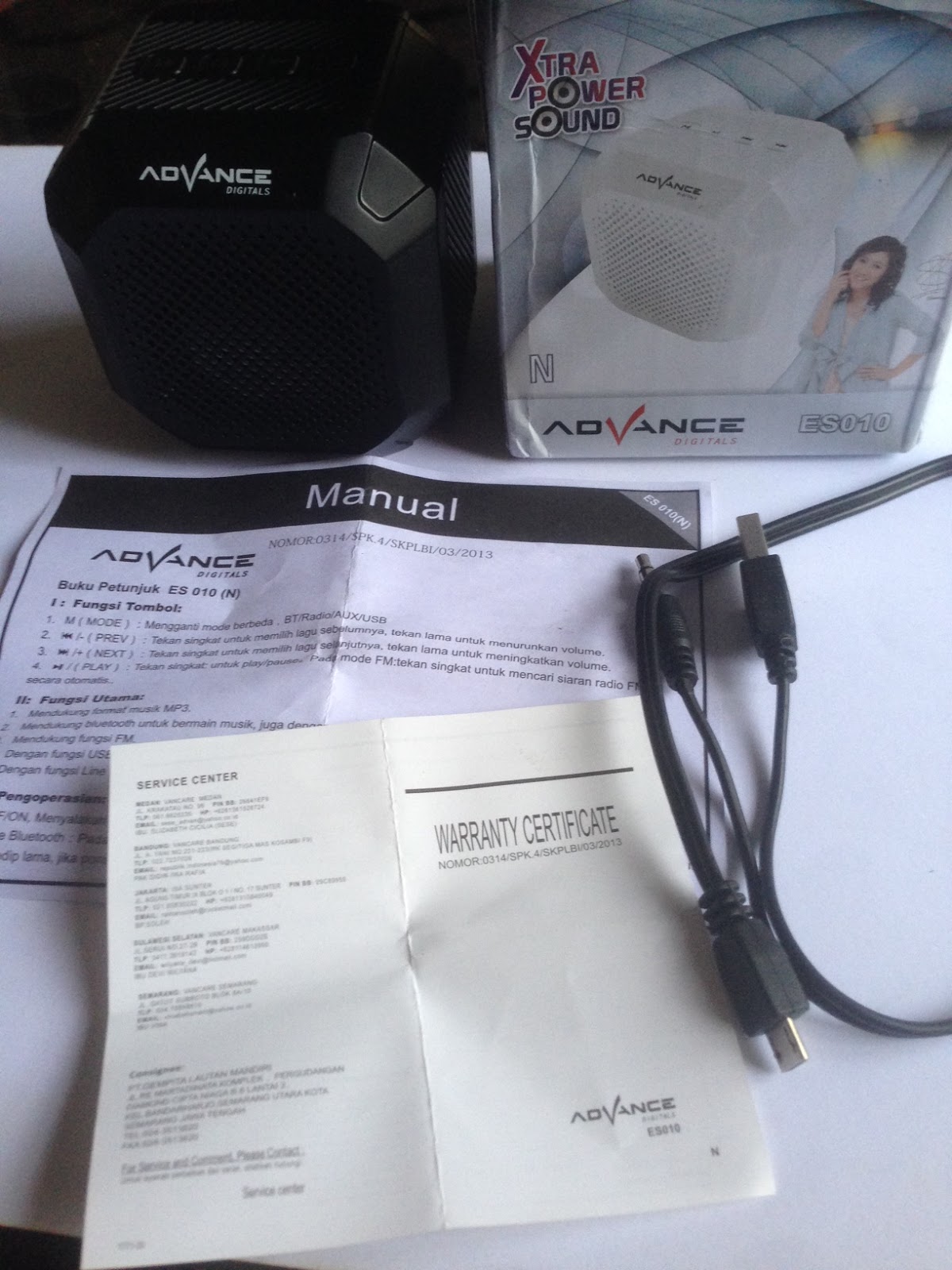 Review Speaker Bluetooth Mini Dengan Merk "Advance 