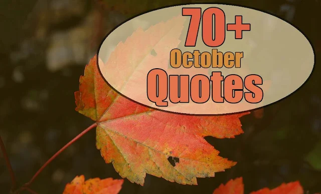 October quotes - quotes about October - quotes for Octobers