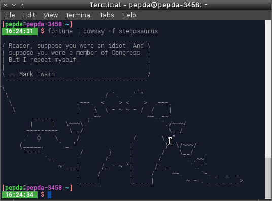 Cara Menggunakan Printah Fortune di Ubuntu 16.04
