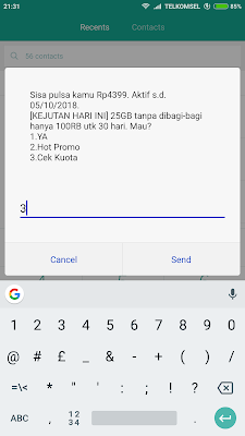 Cara Mengecek Kuota Telkomsel Melalui Dial Telepon