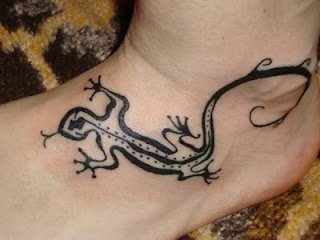 lizzard tattoo yakuza art