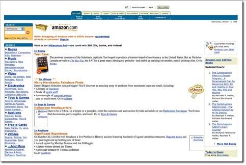  Amazon.com - Launched in 1995