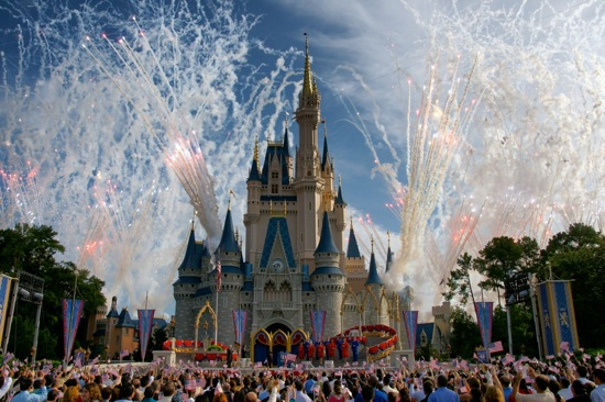 magic kingdom fireworks. magic kingdom