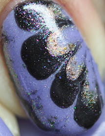 Indie-Galactic Box water marble nail art