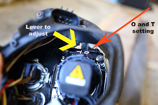 Adjust Porsche 911 Litronic Headlights for Continental Driving