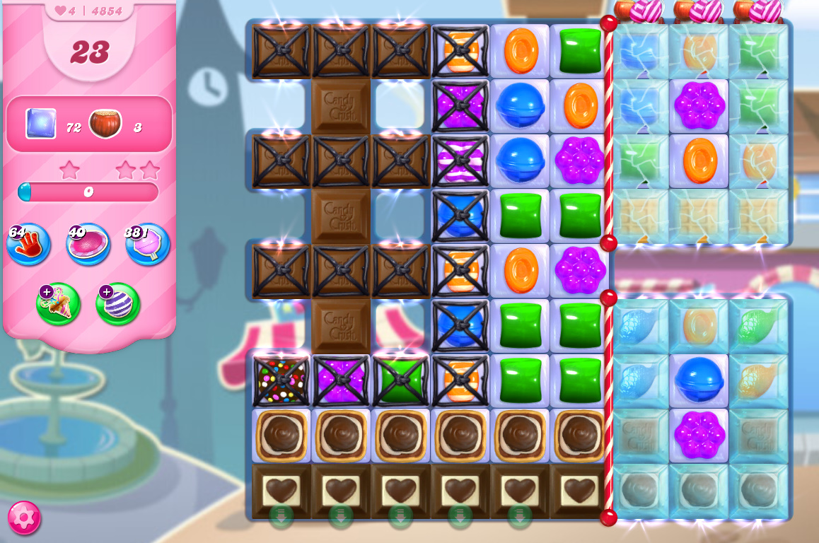 Candy Crush Saga level 4854