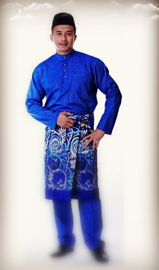 Ide Penting 24 Dusty Blue Baju Melayu Jakel