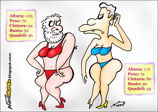 Lula e FHC comparam números