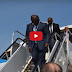 Le Despote Kabila regagne Kinshasa à bord d'un Hélicoptère venu de Brazzaville.