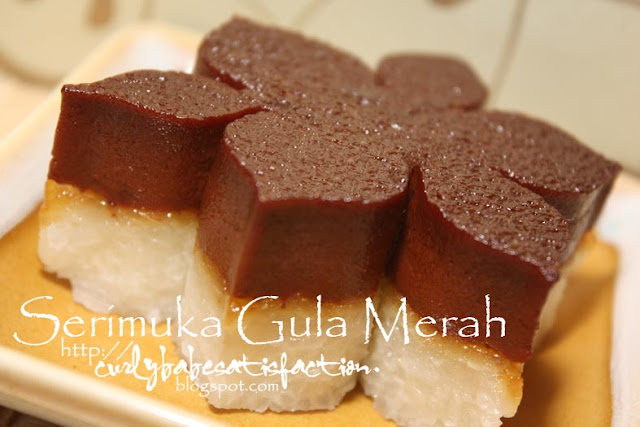 Curlybabe's Satisfaction: Serimuka Gula Merah