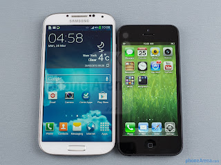 Galaxy S4 vs iPhone 5 usa