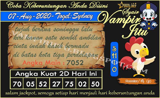  vampir jitu merupakan blog prediksi togel sydney 100% pasti akurat.