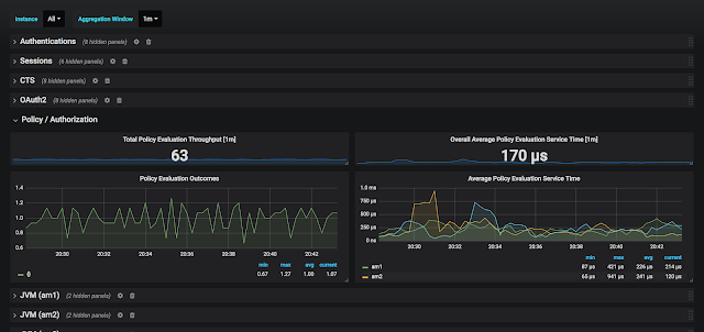 AM 6.0.0 Overview dashboard Policy / Authorizations section