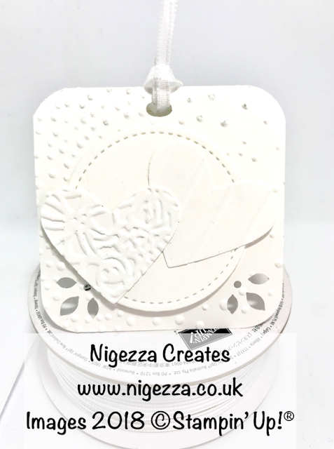 Tone On Tone Small Gift Tags Using Stampin' Up!® Products Nigezza Creates