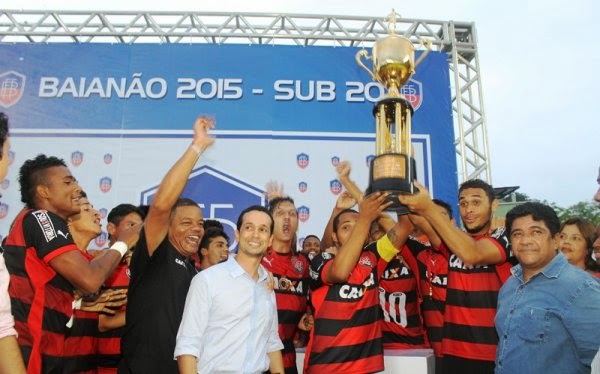 O Vitória é o campeão baiano Sub-20 de 2015