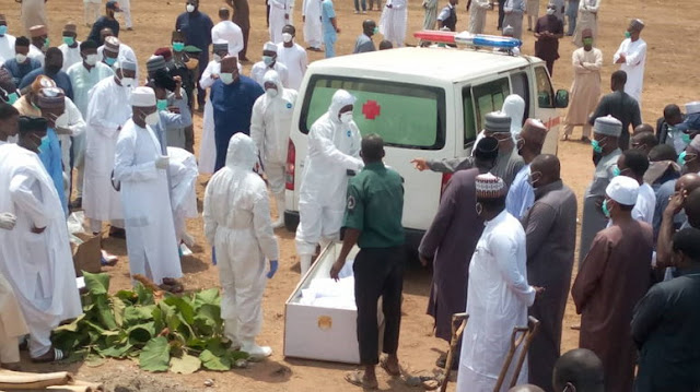 Presidential aides, others at Kyari’s burial test negative