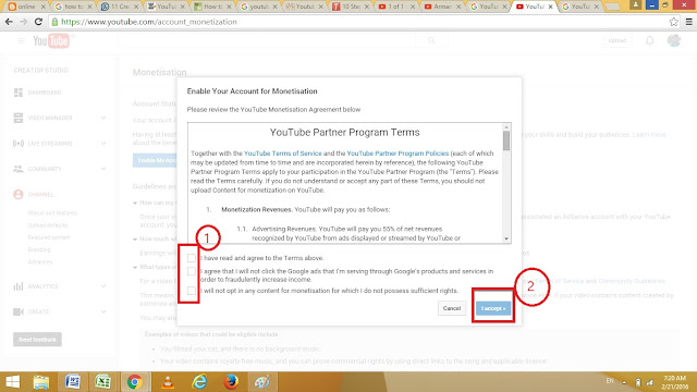 Youtube monetisation page - paise kaise kamaye