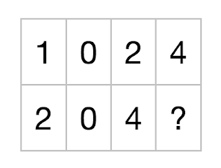 WHICH NUMBER FITS THE QUESTION MARK?