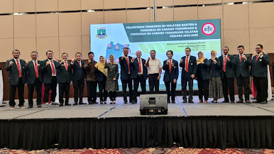 Pengurus IDI Banten Dan IDI Tangerang Raya Periode 2022-2025 Resmi Dilantik