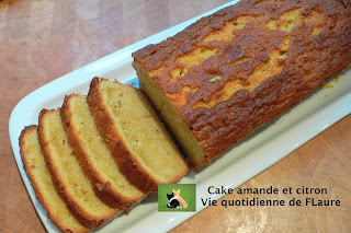 Vie quotidienne de FLaure: Cake amande et citron