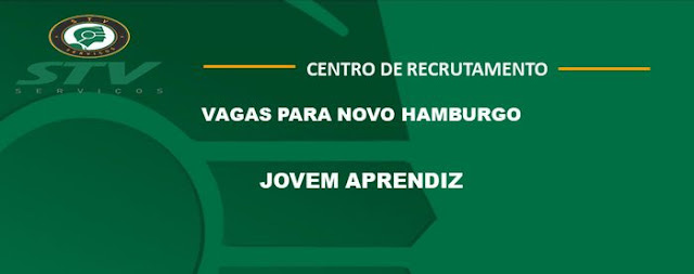 Vaga para Jovem Aprendiz em Novo Hamburgo