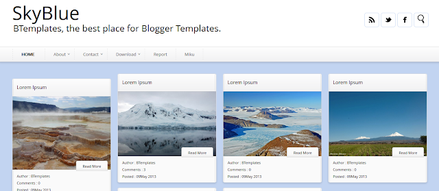 free blogger template