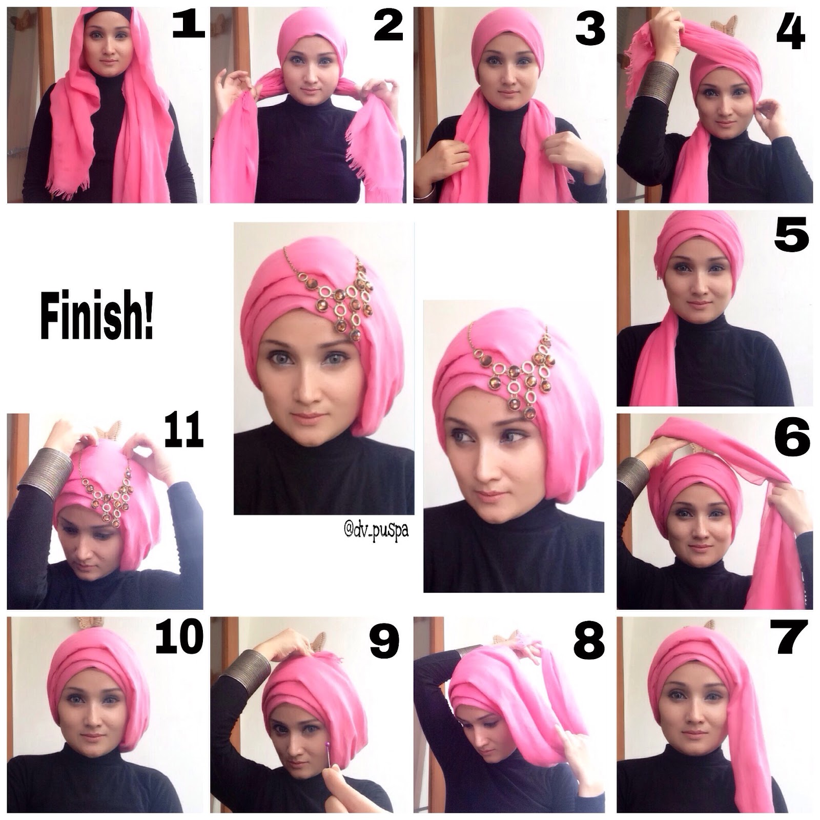 Inilah Kreasi Tutorial Hijab Simple Yang Paling Populer
