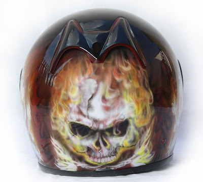 Marushin Full Face Helmet Airbrush 2