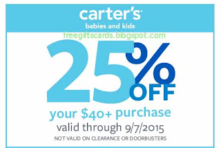 Free Printable Carter's Coupons